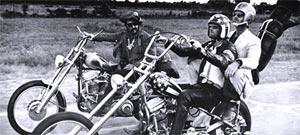 Peter Fonda, Dennis Hopper y Jack Nicholson en "Easy Rider": ¡Born to be Wiiiiiild!